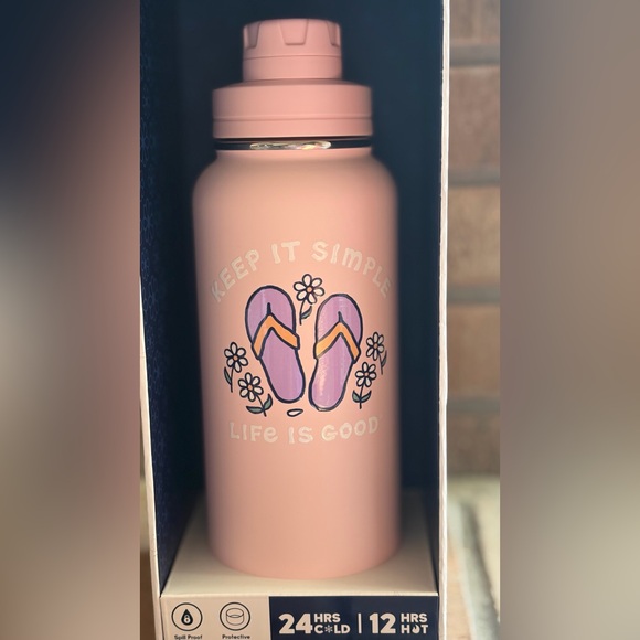 Life Is Good Stainless Steel Insulated Bottle - Picture 2 of 4